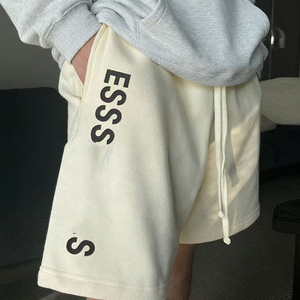 Pantalones Cortos Deportivos para Hombre, Personalizados con Logotipo, Sublimados, de Algodón Puro, Holgados, para Fitness, Running, <span class=keywords><strong>Gimnasio</strong></span>, de Secado Rápido - Product Image 2