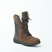 Bottes de neige imperméables à plateforme chaudes pour femmes pour l'hiver