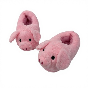 시노민트 도매 겨울 플러시 동물 장난감 슬리퍼 털 안감 미끄럼 방지 발가락 가리개 실내화 여성용 - Product Image 2