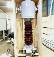 Transformateur de courant isolé au gaz SF6 haute tension LVQB, norme IEC pour centrale électrique EPC