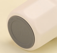 Tasse à café en acier inoxydable 316. Thermos portable à double paroi isolé sous vide avec poignée. 6-12 heures 450 ml