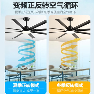 <span class=keywords><strong>Ventilateur</strong></span> de plafond industriel à énergie éolienne de 73 pouces, nouveau modèle 2026 avec onduleur, <span class=keywords><strong>ventilateur</strong></span> à pales en aluminium pour salon et salle à manger - Product Image 2