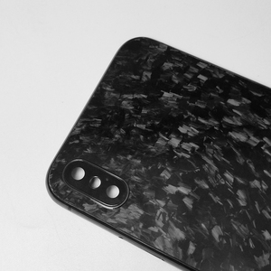 Para iPhone X Marco de metal Bisel de teléfono con cubierta trasera de fibra de carbono forjado Carcasa de teléfono de lujo Negro Venta caliente Shell Cover - Product Image 5