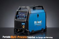 Moteur à courant continu portable combiné Rolwal 7-en-1 Nouveau soudeur MIG/MAG/Flux-Cored/Aluminium MIG/HF CUT/MMA