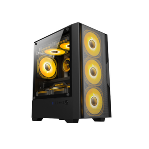 Mini ITX trường hợp màu đen ATX chơi game trường hợp máy tính chơi game PC đen trắng Màu hồng màu xanh lá cây tùy chỉnh RGB ATX PC chơi Game trường hợp - Product Image 1