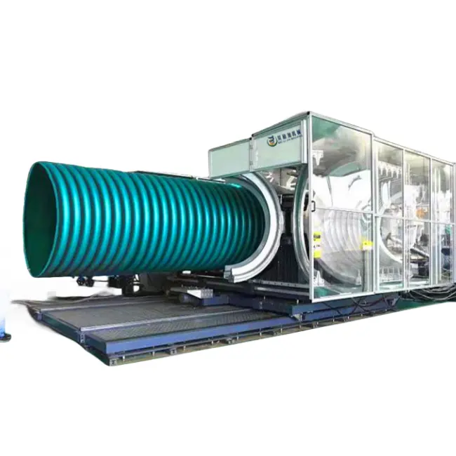 آلة صنع أنابيب الصرف الصحي الحضرية الأكثر مبيعًا ، معدات إنتاج عالية السرعة ومبردة بالماء