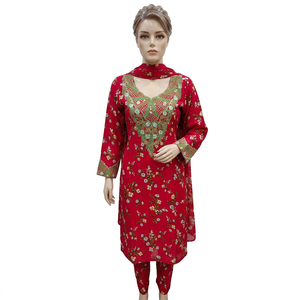 Venta al por Mayor de Vestidos Jalabiya Florales para Ramadán y Eid, Hijab para Mujer, Caftán Marroquí, Jalabiya de Dubái, Ropa Islámica de Oriente Medio - Product Image 2