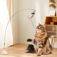 Bâtonnet à chat avec ventouse en ABS/TPU, protection de l'environnement, ventouse détachable pour chat et chien