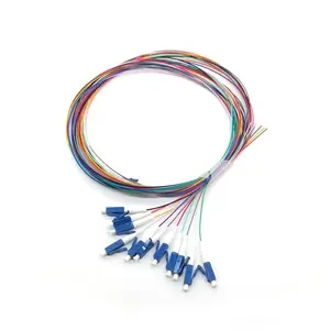 OEM/ODM LC SC尾纤单模12芯束光纤尾纤sc光纤尾纤