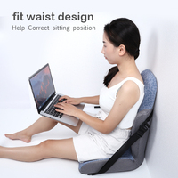 Coussin de soutien lombaire monobloc ergonomique mousse à mémoire de forme rebond doux soulagement du travail coussin de douleur au dos