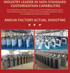 अंकुई जिम रूम एक्सेस कंट्रोल स्विंग टर्नस्टाइल आधा ऊंचाई टर्नस्टाइल गेट स्विंग बैरियर क्यूआर कोड रीडर के साथ - Product Image 6