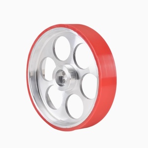 Polea de recuento de cerámica pulverizada 191*40 con cable de compresión, polea de plástico PU circular de 600 mm para máquina extrusora - Product Image 3