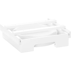 Supports verticaux modernes de distributeur d'assiettes en papier en bambou de type debout personnalisés pour la maison armoire de cuisine comptoir caddie en bois - Product Image 4