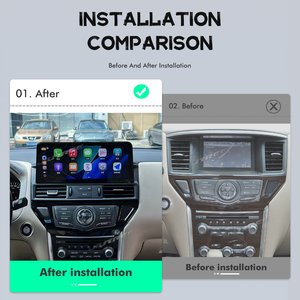Pantalla Táctil HD de 12.3 Pulgadas con Android 14 y Carplay para Nissan Pathfinder 2016-2020, Reproductor de Radio Estéreo Multimedia para Auto, GPS, Navegación - Product Image 3