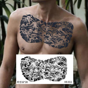 Precio al por mayor Transferencia de agua Pegatinas de <span class=keywords><strong>tatuaje</strong></span> temporal Tinta de jugo semipermanente para hombres y mujeres <span class=keywords><strong>en</strong></span> el pecho/pecho - Product Image 1