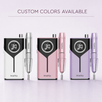 Machine à ongles électrique sans fil rechargeable 30000 tr/min, lime à ongles portable pour salon et usage domestique