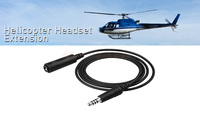 Adaptateur de casque d'aviation Casque Airbus vers prise GA Câble de communication pour casque d'aviation