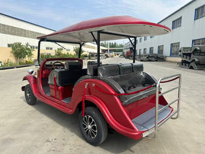 Coche Eléctrico Pequeño de Estilo Clásico Retro, Coche Familiar, Atracción Turística, Autobús Turístico de Estilo Antiguo - Product Image 4