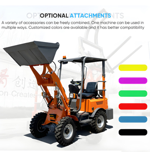 INMAX EV04 mini nhỏ gọn 4x4 điện bánh xe tải với chất lượng cao cấp xô kết thúc trước Xẻng lật - Product Image 4