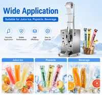 Machine d'emballage verticale automatique de petite taille pour bâtonnets glacés et sucettes glacées, contrôle PLC, acier inoxydable, haute précision