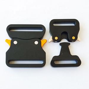 Collar de perro de nailon universal ajustable de 38mm de Liberación lateral rápida de Metal 45mm 7075 hebilla de cinturón de aluminio - Product Image 5