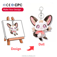 Jouets en peluche personnalisés, jouets en peluche de haute qualité, conception de preuve personnalisée, mascotte, porte-clés en peluche personnalisé