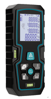 Télémètre Laser Numérique 40M avec 2 Niveaux à Bulle, Précision 2mm, Certifié IP65, Piles AAA, Changement d'Unités M/Po/Pi