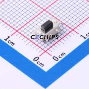 HX TS36CA-0.6 250gf Tactile Switch SMD Switch Single Pole Single Throw Square Button 2.5N Horizontal Mount - Product Image 1