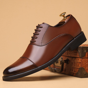 QLFashion British Mens scarpe eleganti a punta sposo d'affari Casual signori - Product Image 4