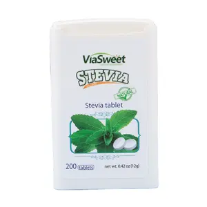 Factory supply 0 calorie organic stevia tablet in bulk 100% stevia tablet in dispenser