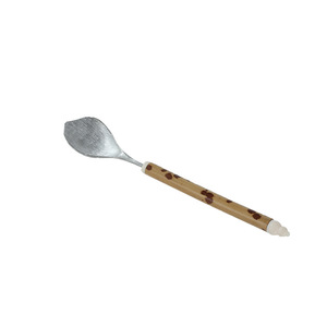 Pure Tin Tea Spoon Set With Bamboo Handle Traditional Chinese Style Handheld Tea Ceremony Tools For Tea Serving - Product Image 5