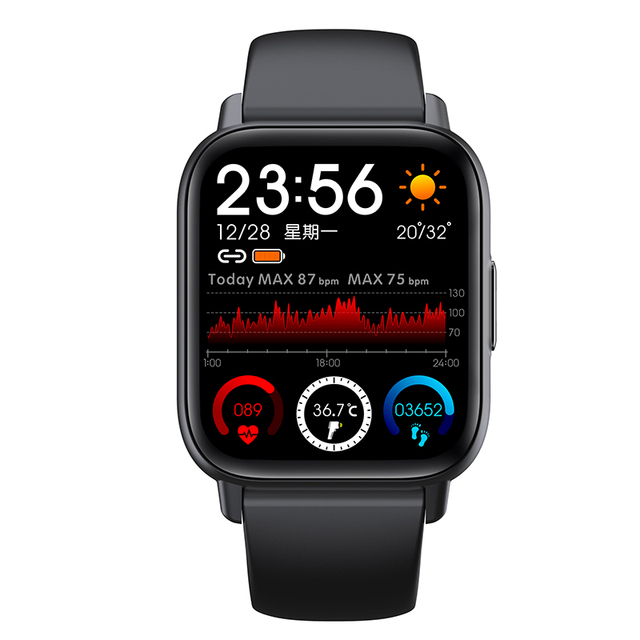 1.69 Inch TFT Touchscreen Smart Watch for IOS 3BAR Waterproof Heart Rate Monitor Stop Watch Message Reminder Unisex Alloy Case