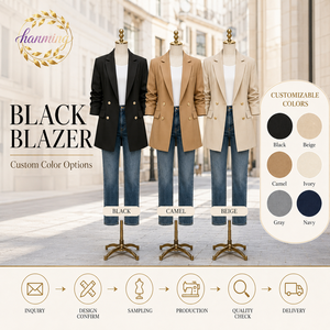 Traje de Dos Botones para Mujer, Apto para Todas las Temporadas, Ideal para Ocasiones Formales y el Trabajo - Product Image 4