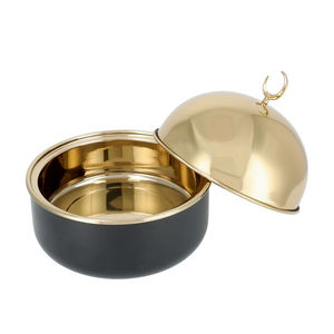Cacerola Elegante de Última Moda, Olla Metálica para Servir Comida Caliente con Tapa, Suministros para Hoteles, Calentador de Comida Hecho a Mano, Color Personalizado - Product Image 1