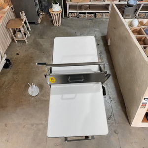 Thiết bị làm bánh chuyên nghiệp Máy Làm Bánh Bột Máy tính để bàn nhỏ Hướng dẫn sử dụng bánh Croissant Puff Pastry bột <span class=keywords><strong>sheeter</strong></span> - Product Image 6