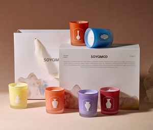 Vela Aromática <span class=keywords><strong>de</strong></span> Fábrica, Cera Vegetal <span class=keywords><strong>de</strong></span> Soja <span class=keywords><strong>de</strong></span> Colores, Vela Perfumada sin Humo Negro para Aromatizar el Aire, Caja <span class=keywords><strong>de</strong></span> Regalo - Product Image 5