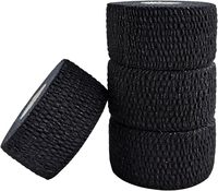 Cinta Deportiva EAB de 3.8cm, Ligera y Elástica, con Gancho para Pulgar, para Entrenamiento Físico, Levantamiento de Pesas, Protección de Dedos y Muñeca