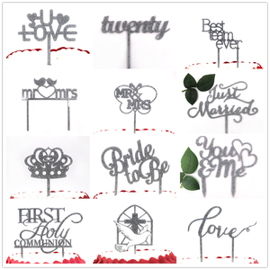 Suministros para fiestas Espejo dorado Acrílico Cake Topper Feliz <span class=keywords><strong>cumpleaños</strong></span> Wedding Cake Decorators Herramientas <span class=keywords><strong>de</strong></span> decoración favoritas <span class=keywords><strong>de</strong></span> diferentes edades - Product Image 5