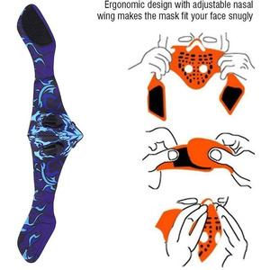Moto Cyclisme Néoprène Réutilisable Anti-poussière Garde Vanne D'air Hommes Femmes <span class=keywords><strong>Sport</strong></span> Protecteur Couverture - Product Image 3