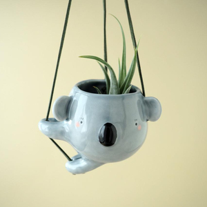 Planteur d'air Koala Forme D'escalade Koala <span class=keywords><strong>Jardinière</strong></span> Suspendue tenir Usines D'air ou Succulentes - Product Image 1