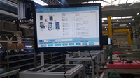 Panel Kontrol 15 inci layar sentuh sentuh resitif peraga Panel IP65 layar HDMI monitor panel dinding LCD