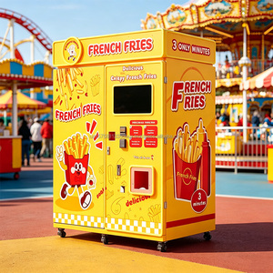 Machine distributrice de frites à chaud pour l'extérieur, idéale pour les écoles, avec télécommande - Product Image 1