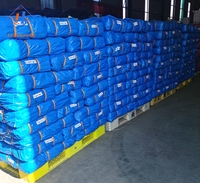 Bâche en PE argentée personnalisable, largeur 4 m, feuille résistante, bâche en plastique PE colorée, bâche de protection