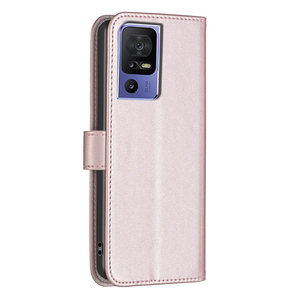 Funda de teléfono tipo billetera de cuero con tapa de negocios de lujo para <span class=keywords><strong>TCL</strong></span> 40SE 405 305 306 <span class=keywords><strong>30SE</strong></span> con ranuras para tarjetas - Product Image 4