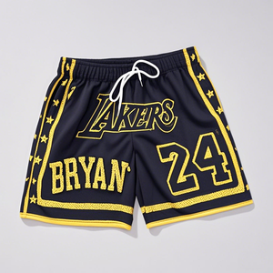 夏用メッシュ男性用スポーツショーツ<span class=keywords><strong>2</strong></span> in 1クイックドライワークアウトトレーニングジムフィットネススポーツショートパンツ圧縮ショーツ男性 - Product Image 4