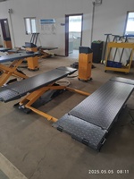 Ciseaux élévateurs portables Uniliner pour voitures, capacité de levage 3500 kg, hauteur 1000 mm, élévateur mobile pour garage domestique