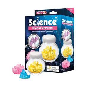 Venda quente Fábrica diretamente material escolar educacional Diy brinquedos infantis crianças Haste de Cristal Crescente química kits de Ciência brinquedos