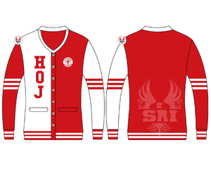 Cárdigan de acrílico bordado Heroines Jericho para mujer, suéteres de punto de lana hechos a medida, bordado masónico, transpirable para mujer - Product Image 1