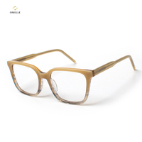 Monture de lunettes en acétate de qualité supérieure pour hommes et femmes, légère, confortable, style rétro tendance