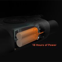Jumelles de vision nocturne True 4K longue portée, vision nocturne couleur, photo et vidéo avec contrôle par application pour le camping et la sécurité